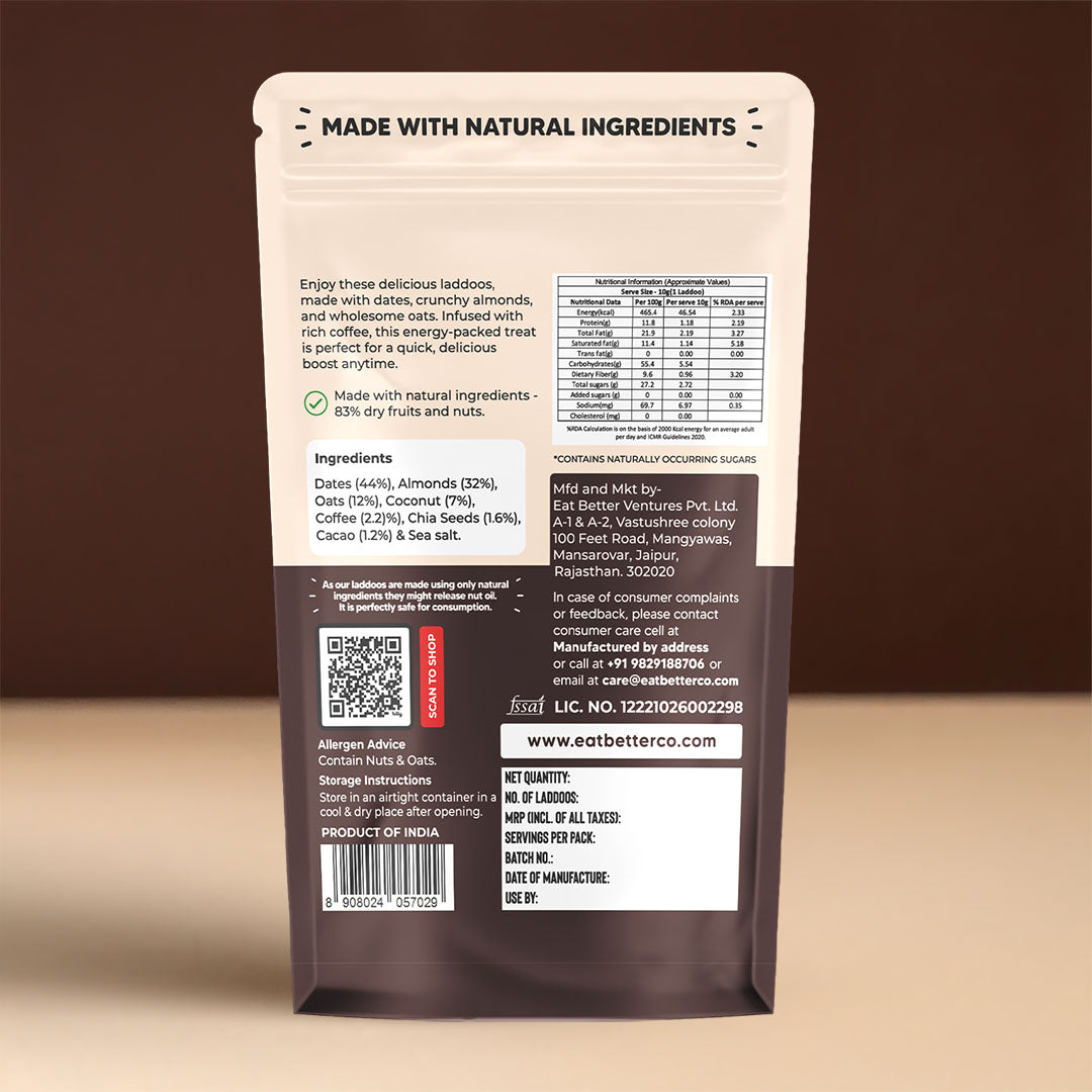 Coffee Almond Laddoos - Value Pack