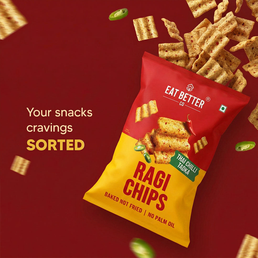 Ragi Chips - Thai Chilli Tadka