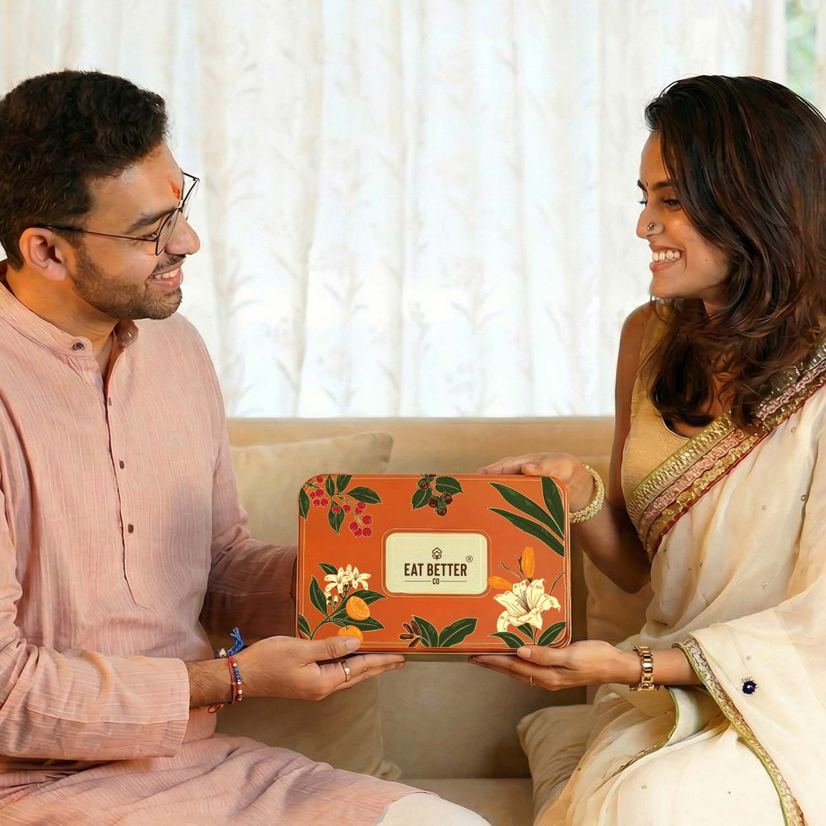 Assorted Laddoo Gift Hamper in a Tin box