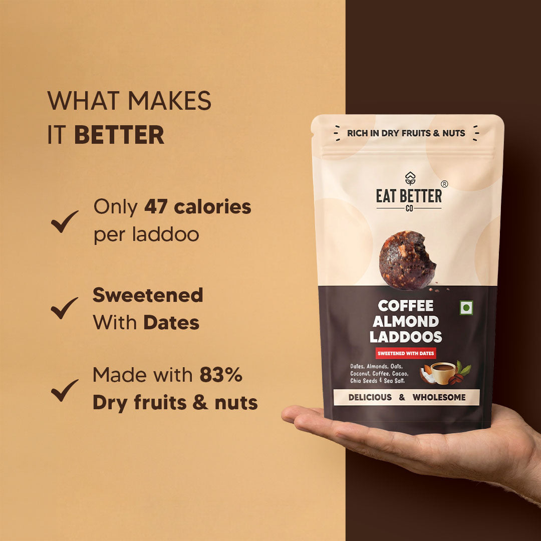 Coffee Almond Laddoos - Value Pack