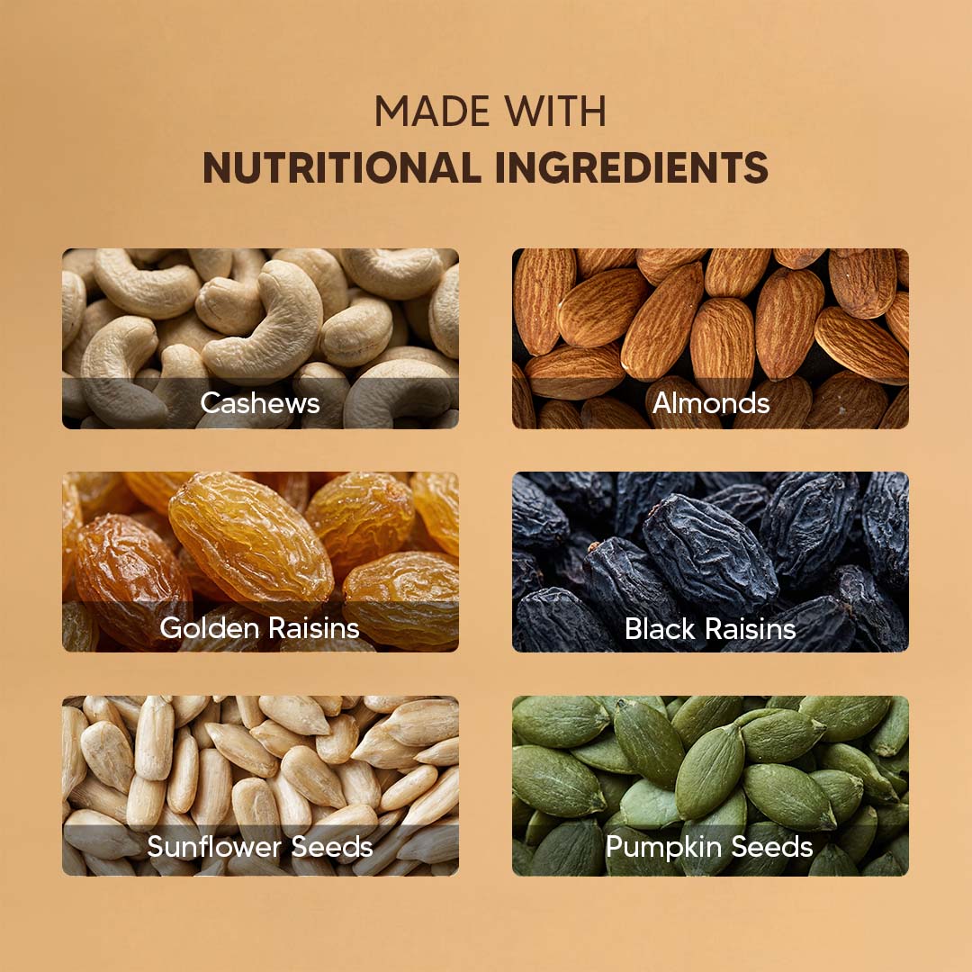 BETTER TRAIL MIX - NUTS, SEEDS, & RAISINS