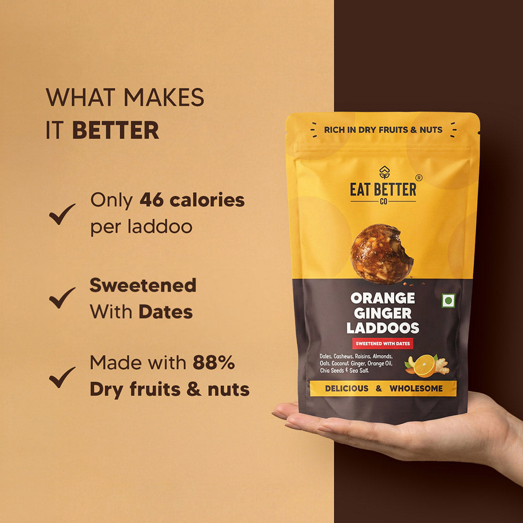 Orange Ginger Laddoos  - Value Pack