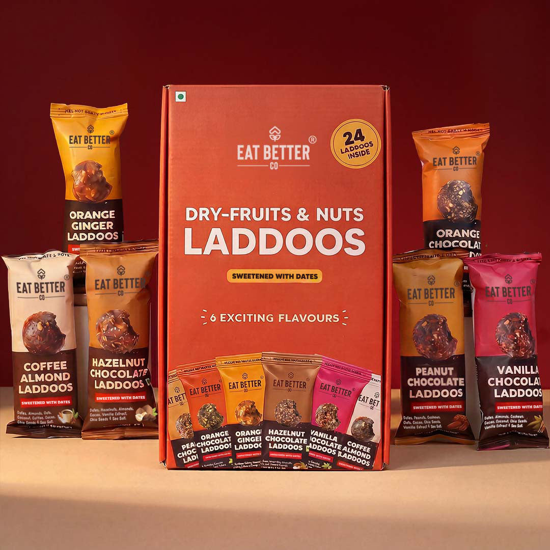 Assorted Laddoo Box - 24 Laddoos in 6 Different Flavors