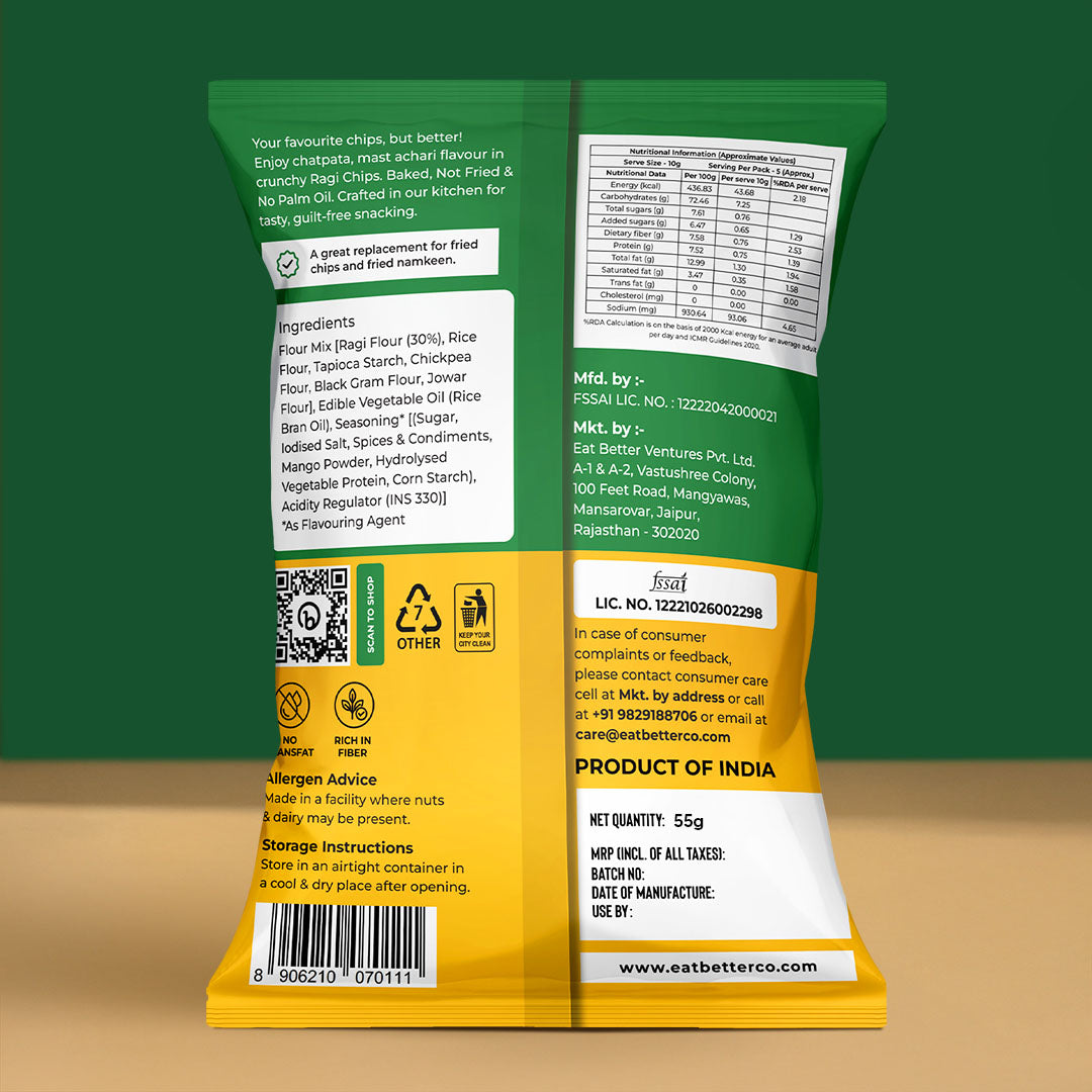 Ragi Chips - Achari Masti