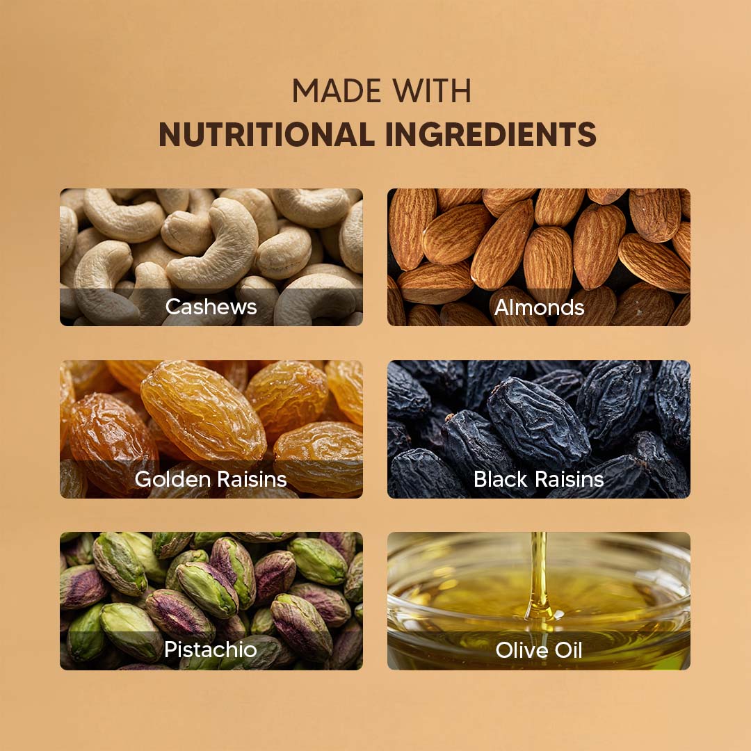 PREMIUM NUT MIX - JUMBO NUTS & RAISINS
