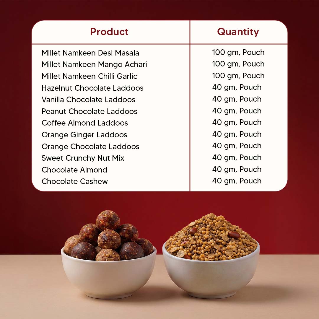 Ultimate Snack Box - Combo of 12 Healthy Snacks