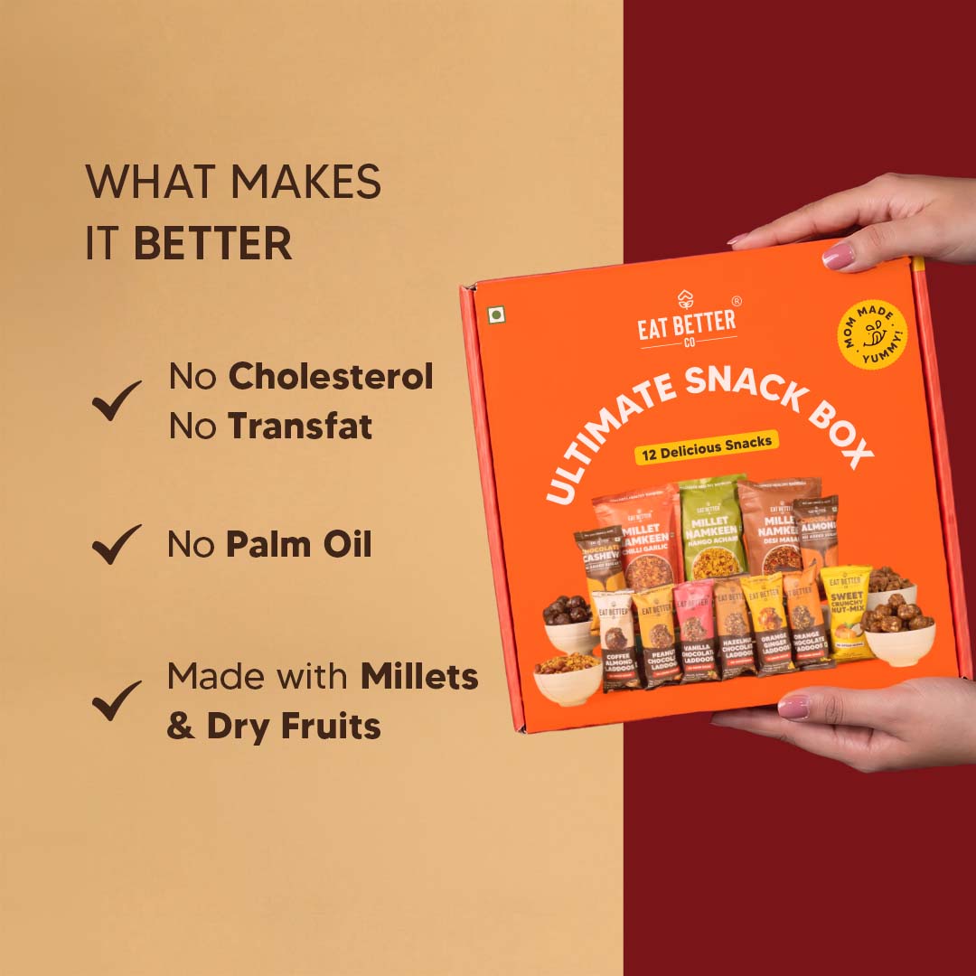 Ultimate Snack Box - Combo of 12 Healthy Snacks